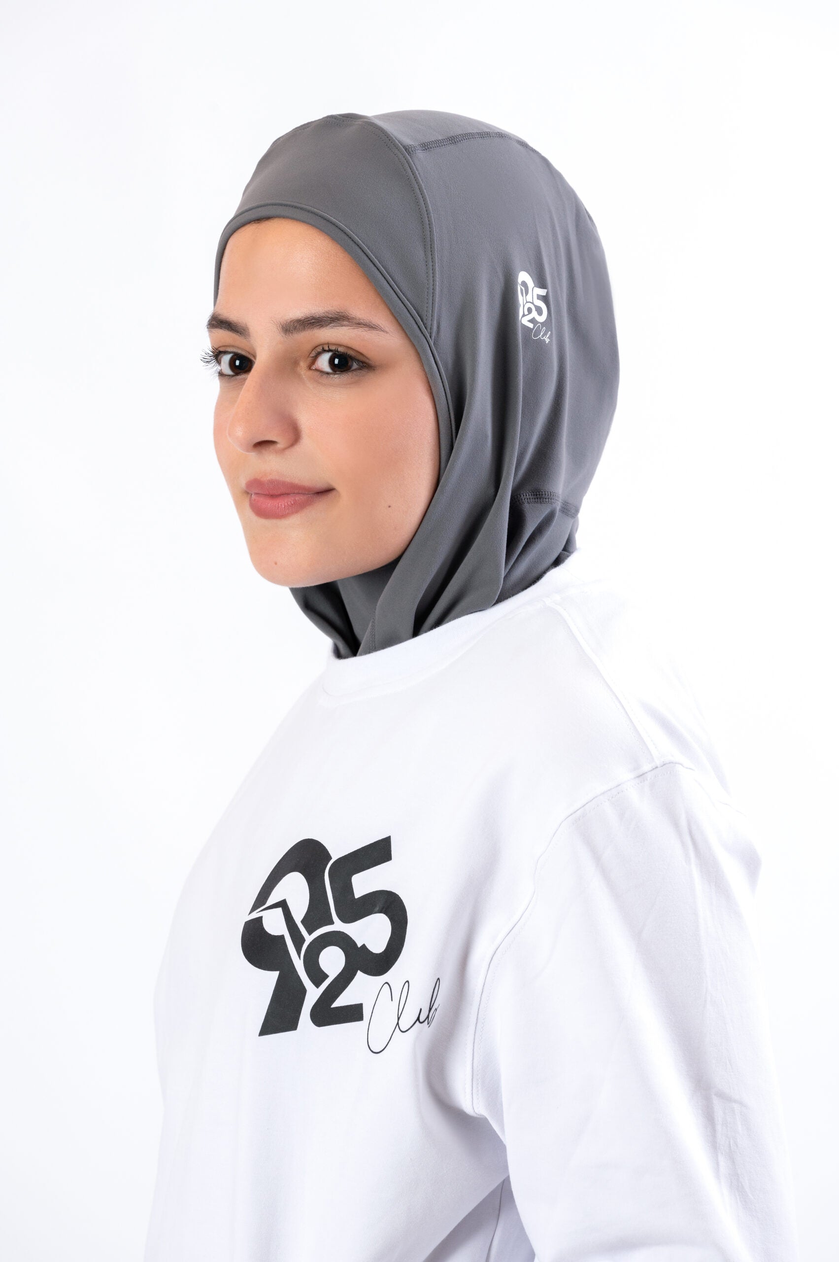 VitalityVeil Sports Hijab  Grey