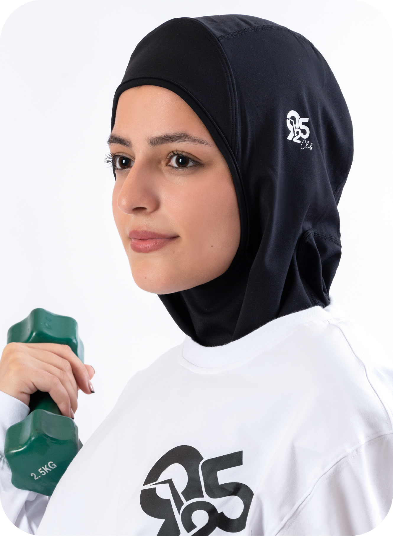 VitalityVeil Sports Hijab  Black